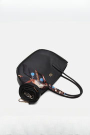 Nisa Eşarplı Kadın Çantası Siyah