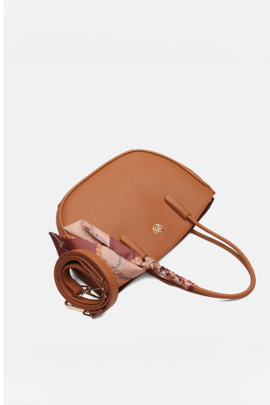 Nisa Eşarplı Kadın Çantası Taba