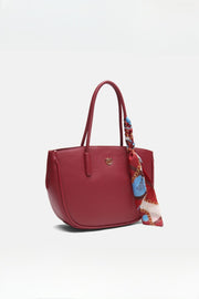 Nisa Eşarplı Kadın Çantası Bordo