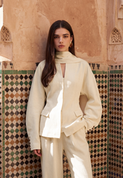 Elia Bağlamalı Ceket Pantolon Takım-RS901298