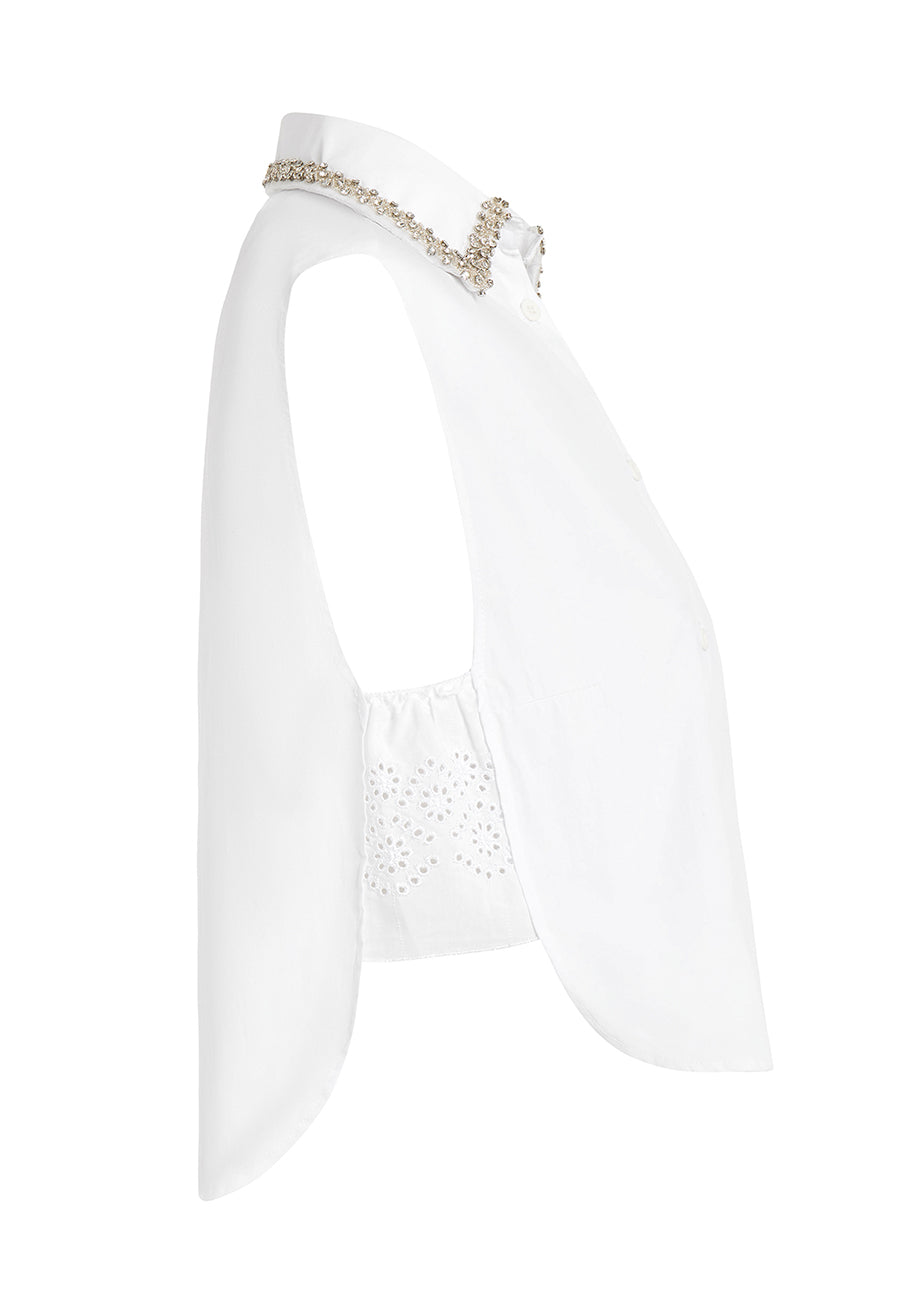 Taş İşlemeli Gömlek Yakalık