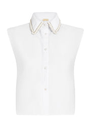 İnci Detaylı Yaka Gömlek Yakalık