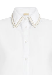 İnci Detaylı Yaka Gömlek Yakalık