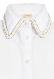 İnci Detaylı Yaka Gömlek Yakalık