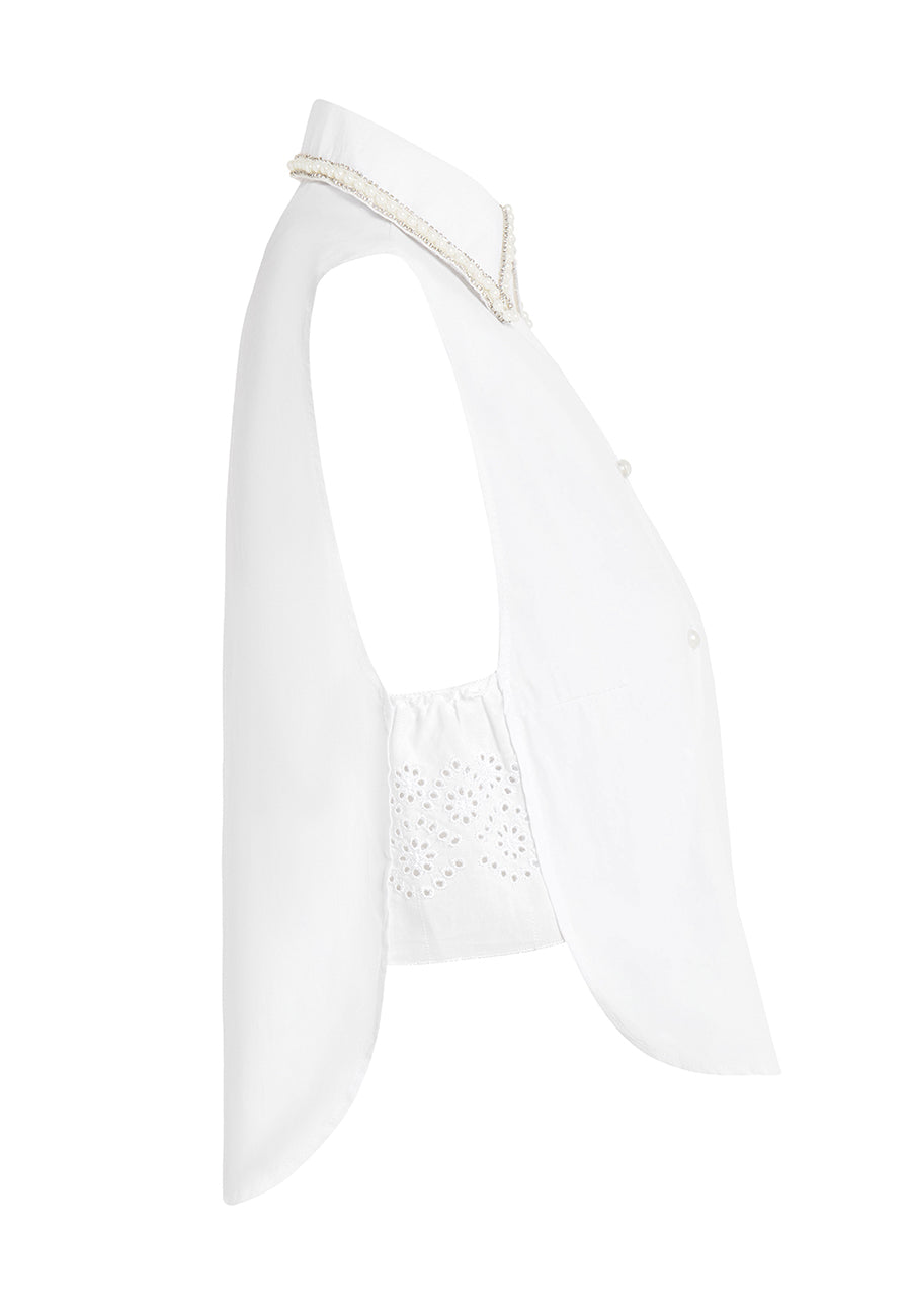 İnci Detaylı Yaka Gömlek Yakalık