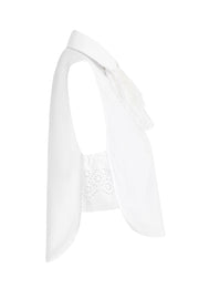 Dantel Fularlı  Gömlek Yakalık