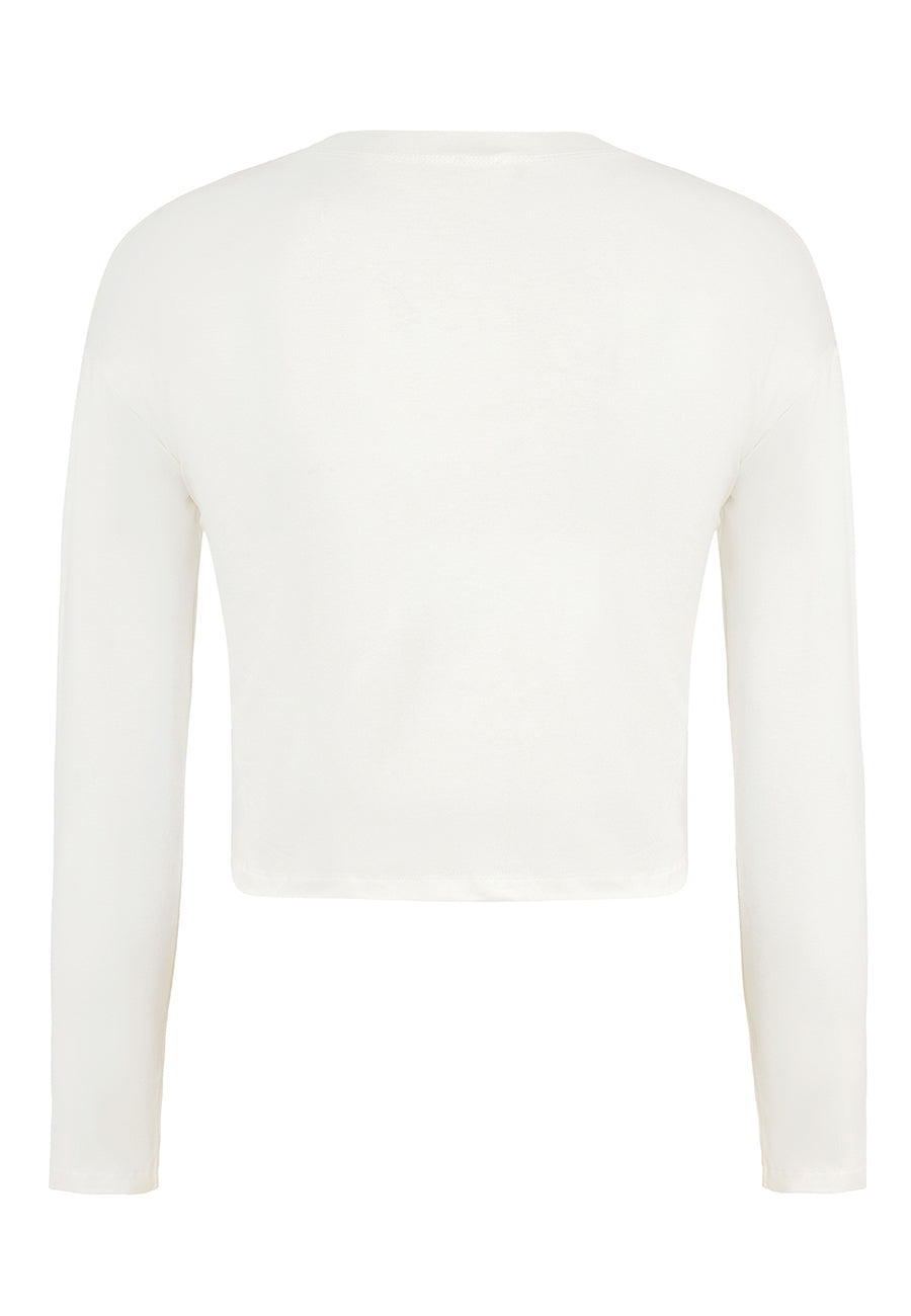 Basic Crop Uzun Kollu İçlik