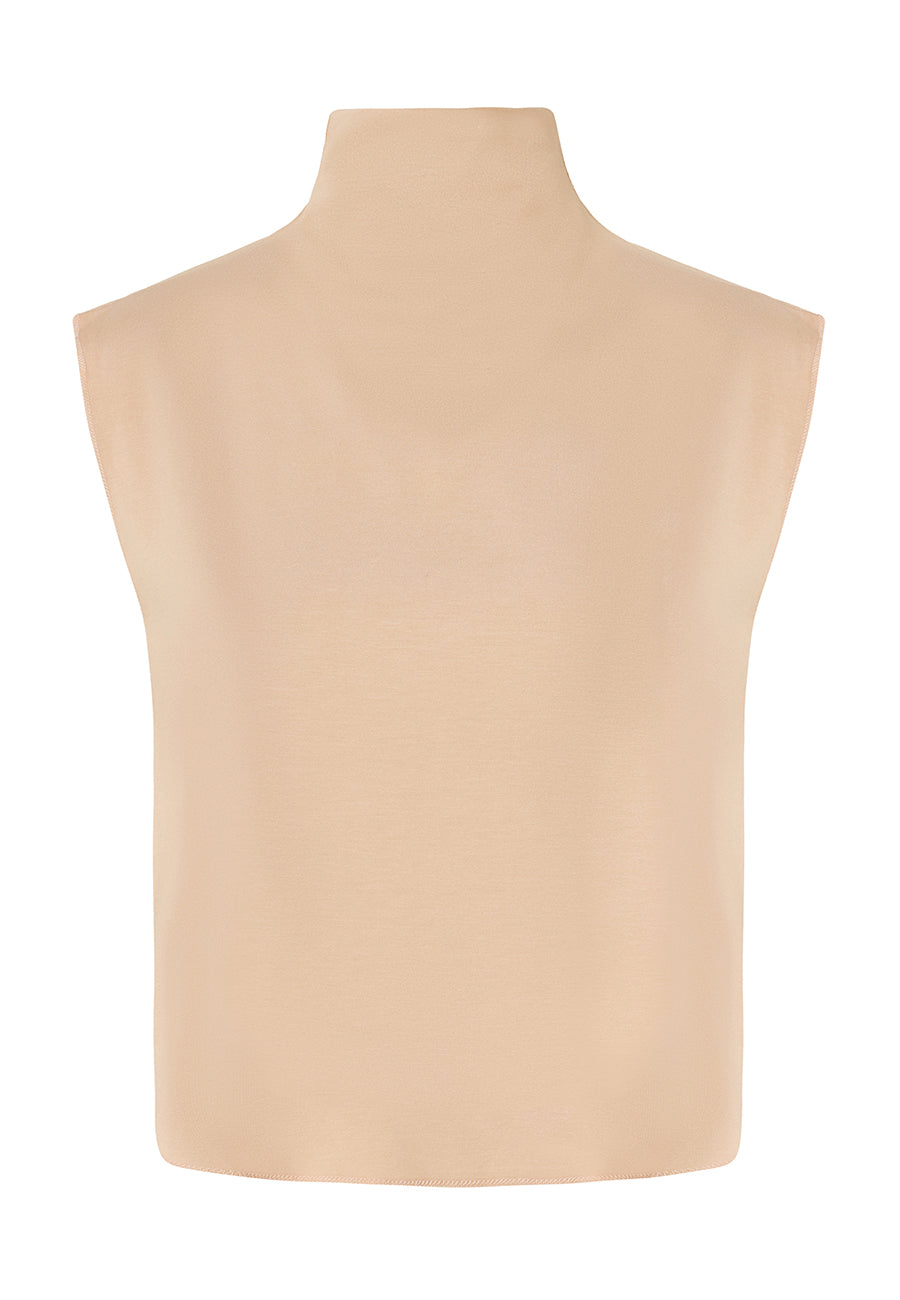 Yarım Boğazlı Boyunluk-Krem