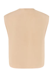 Bisiklet Yaka Boyunluk-Krem