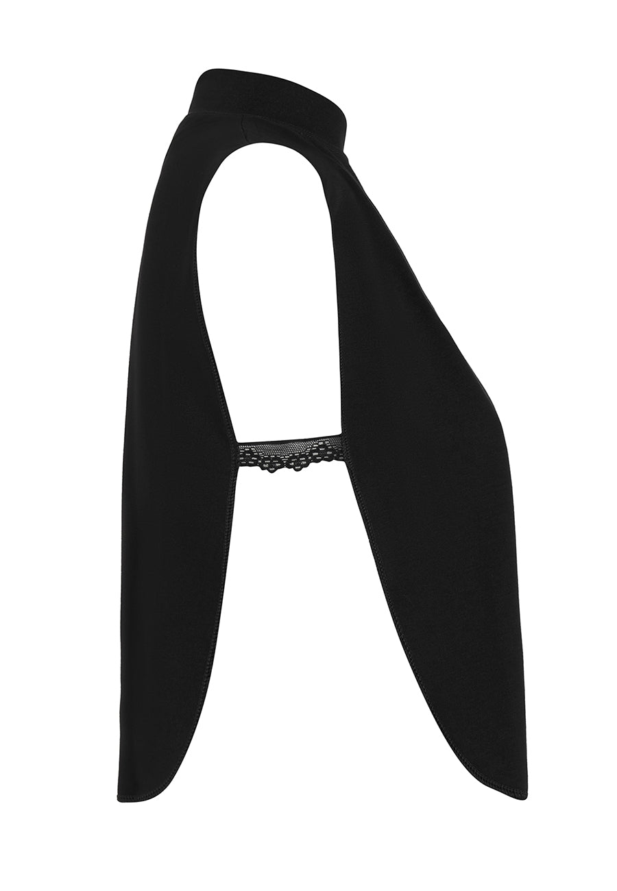 Yarım Balıkçı Boyunluk-Siyah