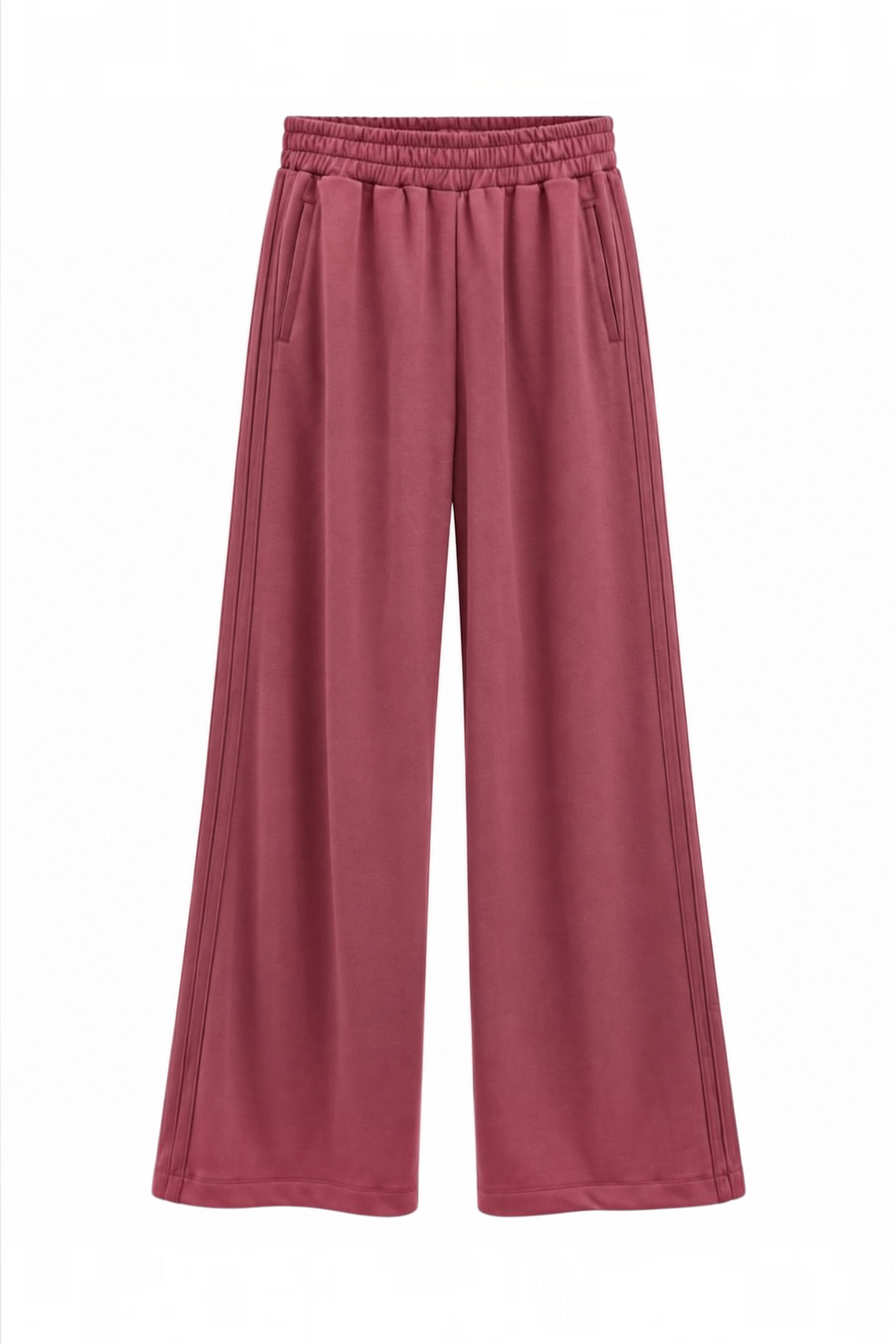 Polo Yaka Kol Pile Fermuarlı Takım RS0194 | Bordo