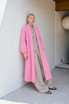 Sakal İplik Model Uzun Hırka Rs0593 - Pembe