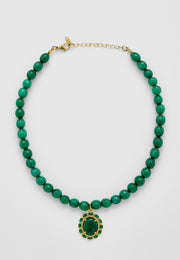 Malakit Oval Denge Kolyesi