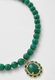 Malakit Oval Denge Kolyesi