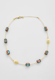 Renkli Cam Denge Kolyesi