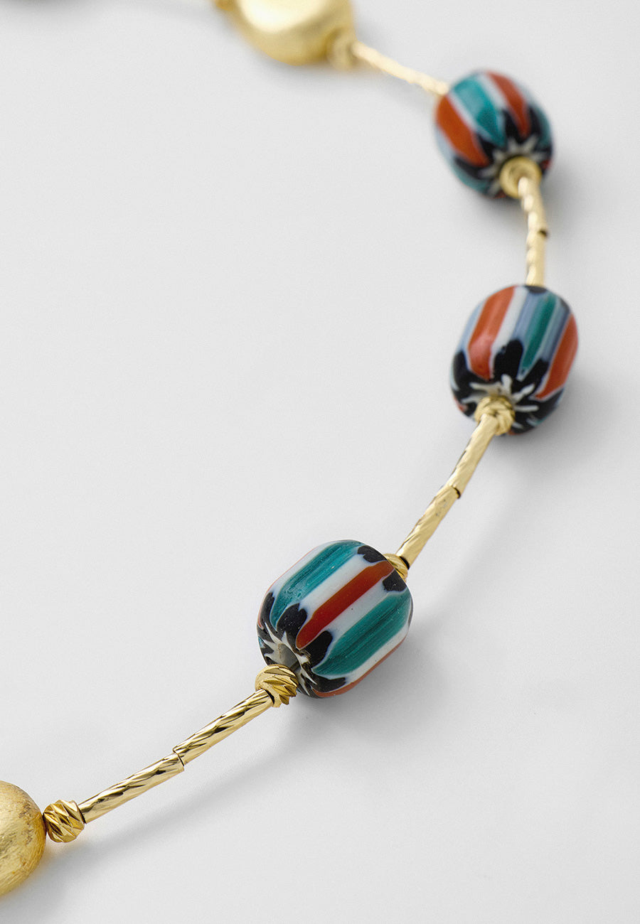 Renkli Cam Denge Kolyesi