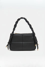 Lina Twist Örgü Saplı Kadın Çantası Siyah