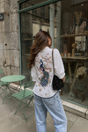 Peacock Nakışlı Gömlek-RS9266