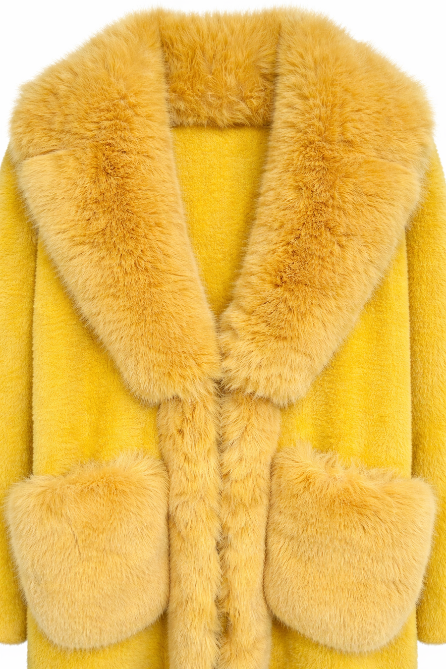 İthal Angora Kürk Sarı