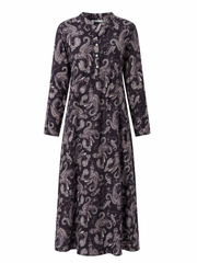 Lilyum Desenli Elbise - Hyl0362
