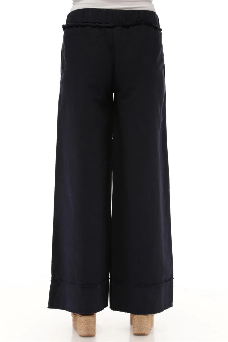 2124 Keten Pantolon Lacivert