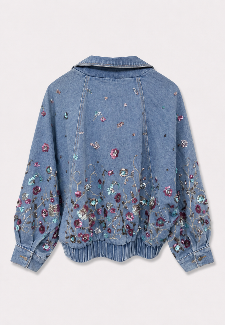 Moonflower Denim Ceket