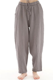 23065 Müslin Pantolon Gri
