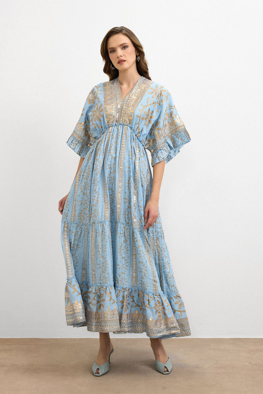Long Dress Denım-IBN4001