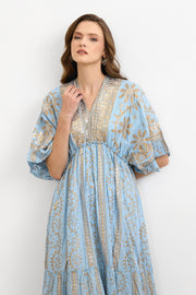 Long Dress Denım-IBN4001