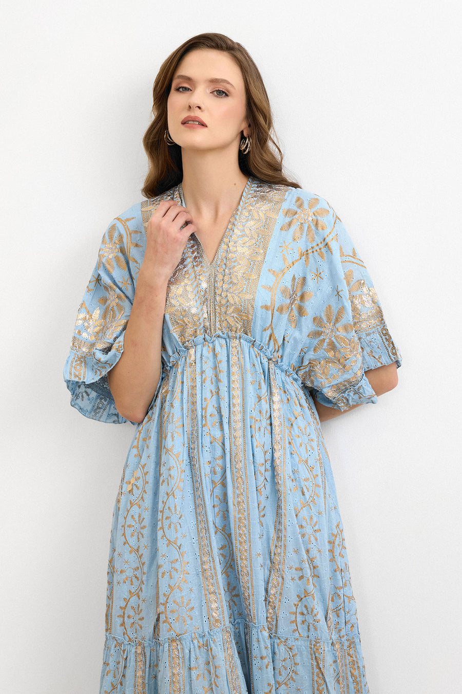 Long Dress Denım-IBN4001