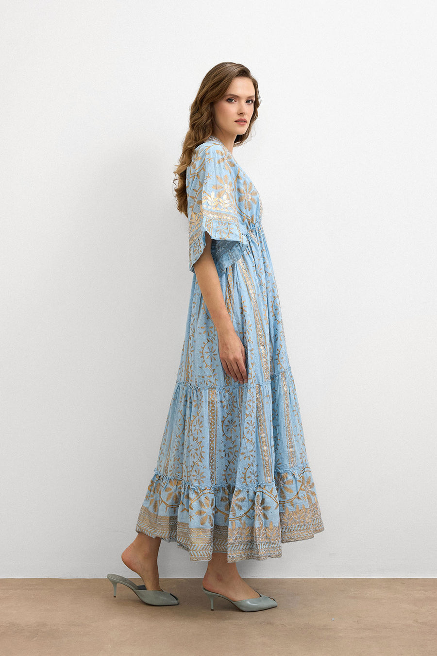 Long Dress Denım-IBN4001