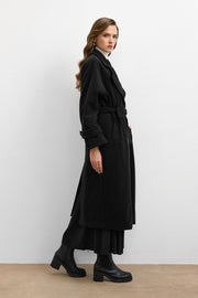 Rana Subaşı Kaşe Kaban Siyah