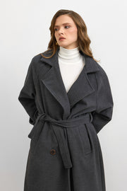 Rana Subaşı Kaşe Kaban Antrasit