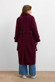 Rana Subaşı Kaşe Kaban Bordo