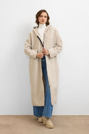 Teddy Buklet Kaban Krem