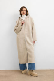 Teddy Buklet Kaban Krem