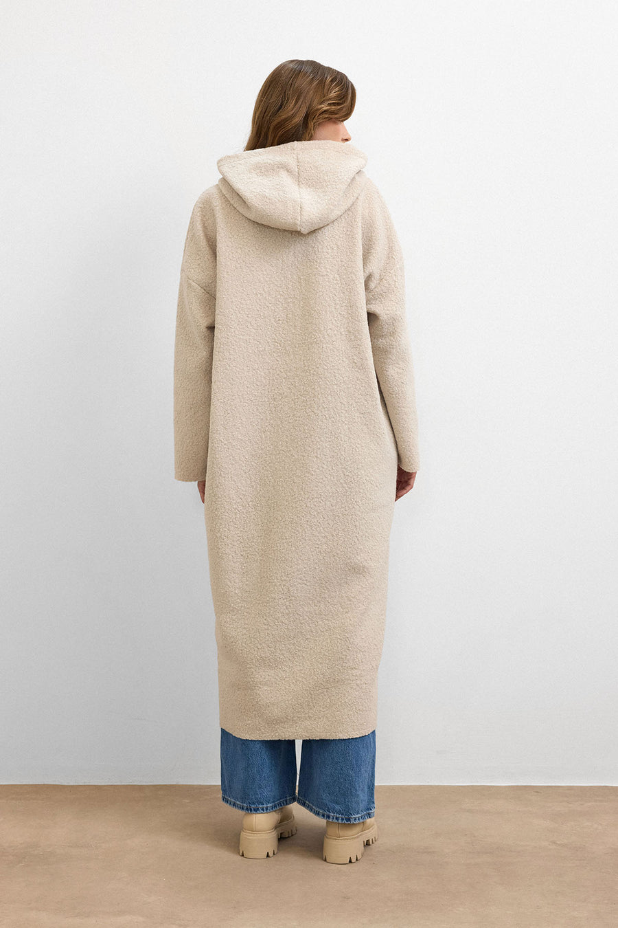 Teddy Buklet Kaban Krem