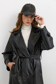 Hakiki Deri Basic Şapka – Siyah