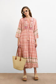 IBBN-43039 Pembe Harmony Elbise