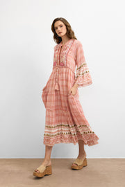 IBBN-43039 Pembe Harmony Elbise