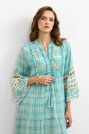 IBBN-43039 Turkuaz Harmony Elbise