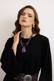 Amethyst Dream Doğal Taş Kolye