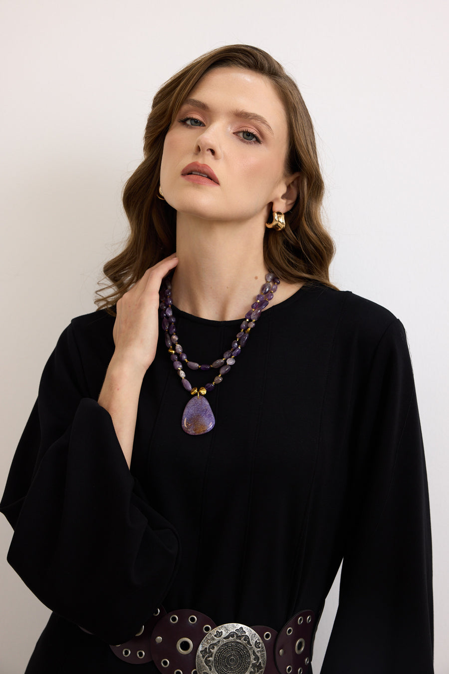 Amethyst Dream Doğal Taş Kolye