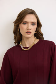 Golden Harmony Doğal Taş Kolye