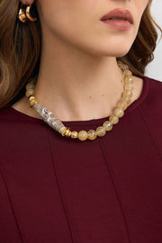 Golden Harmony Doğal Taş Kolye