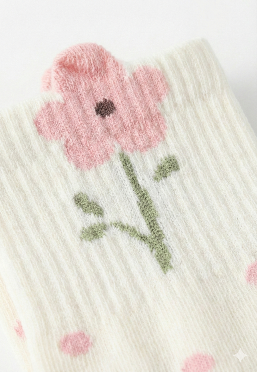 Flower Ultra-Light Çorap