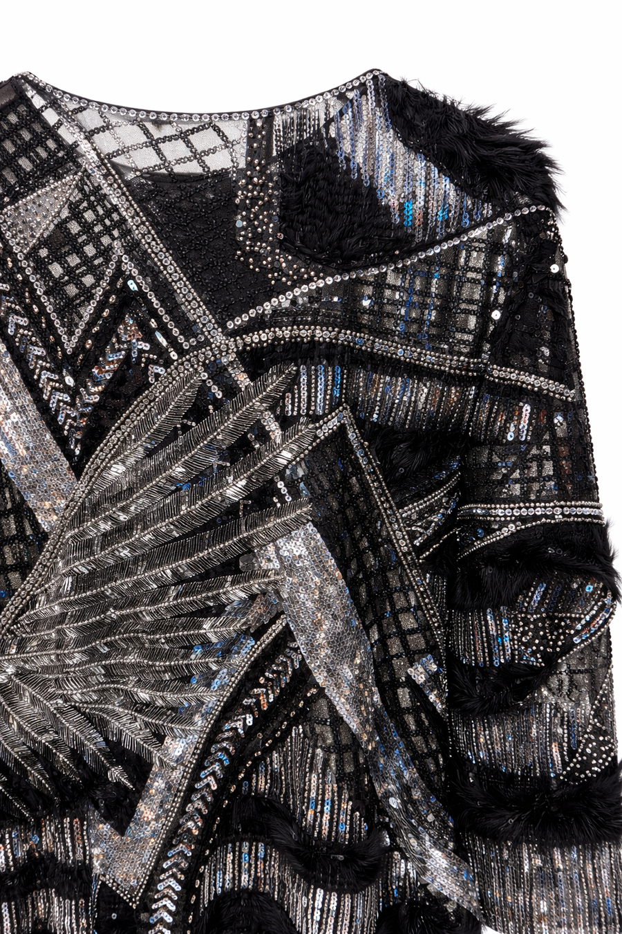 Noir Mozaiği Couture Bluz