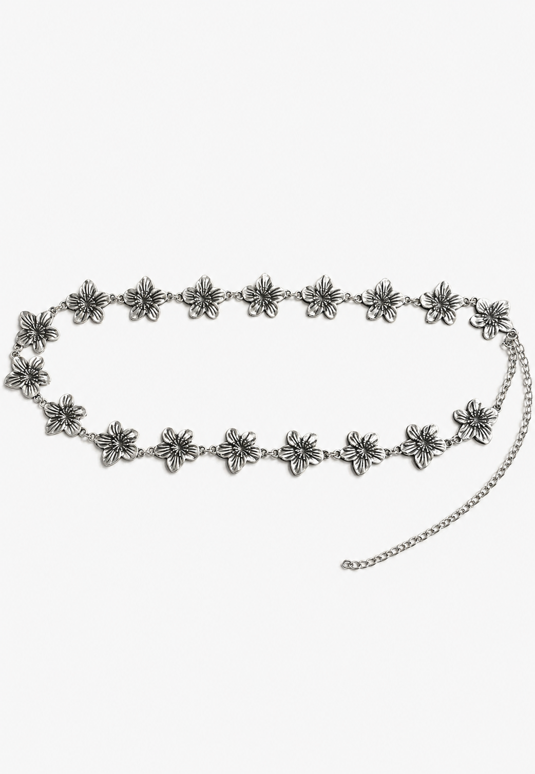 Zamak Çiçek Detaylı Kemer