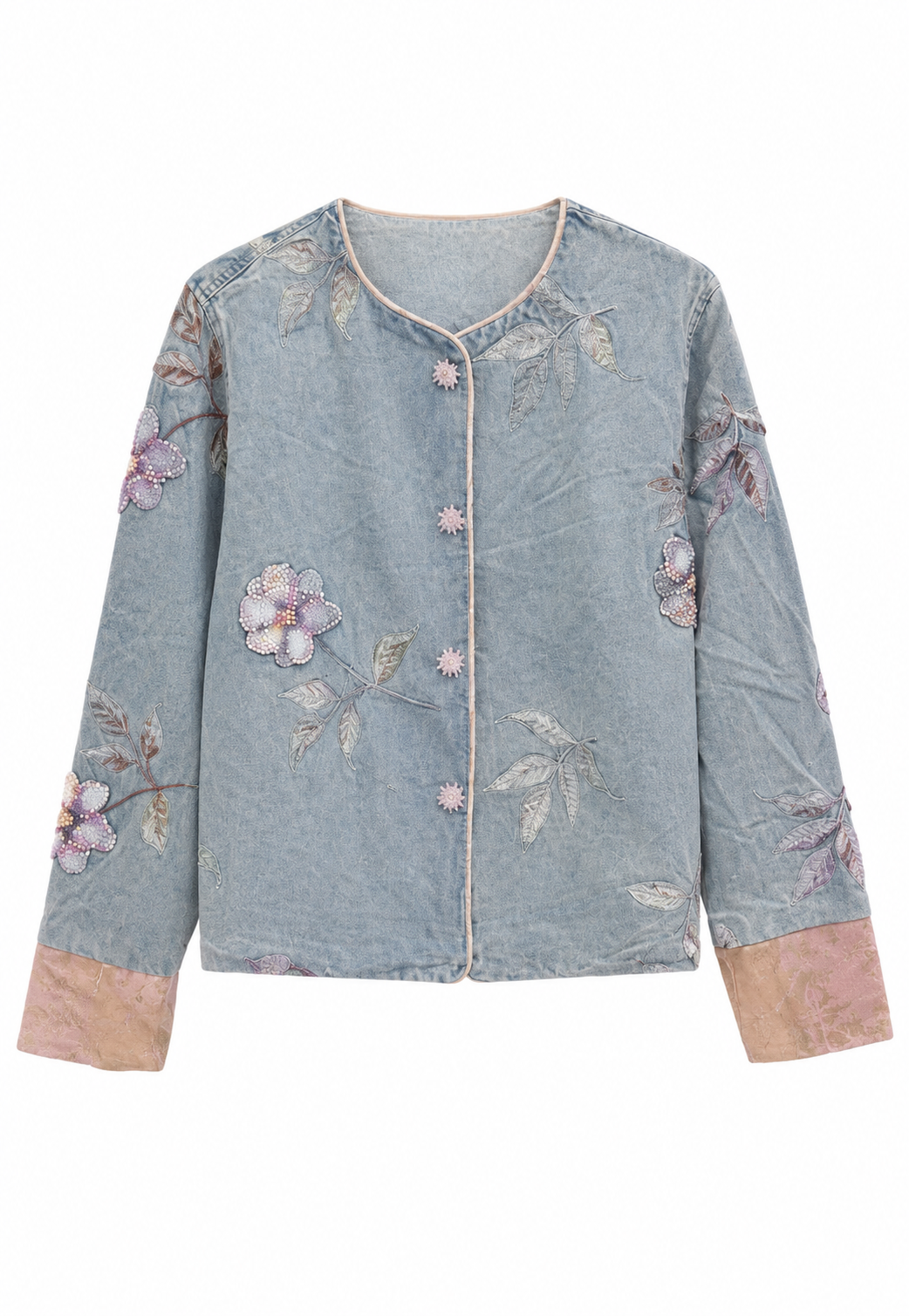 İşleme Denim Ceket