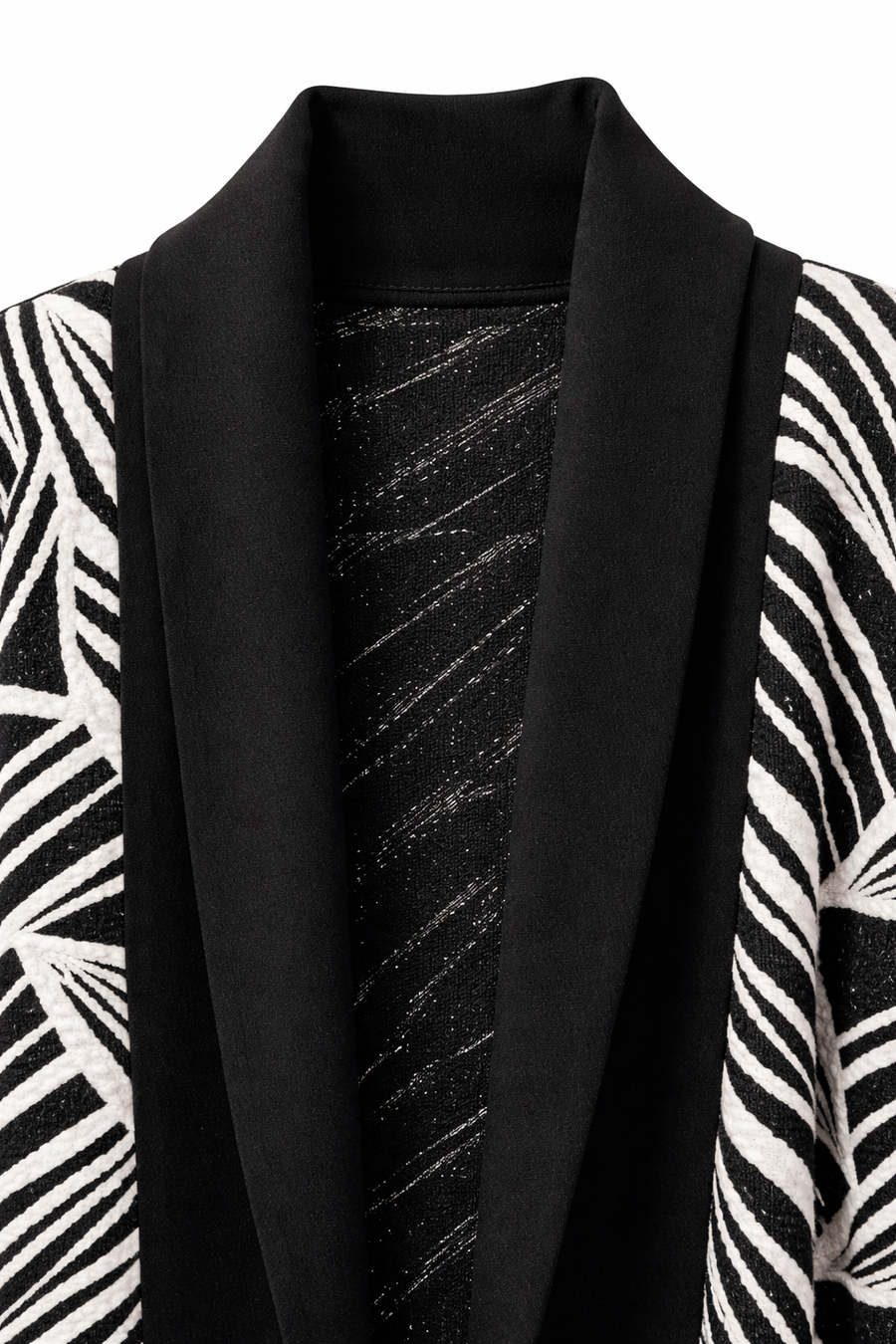 Zebra Desenli Hırka